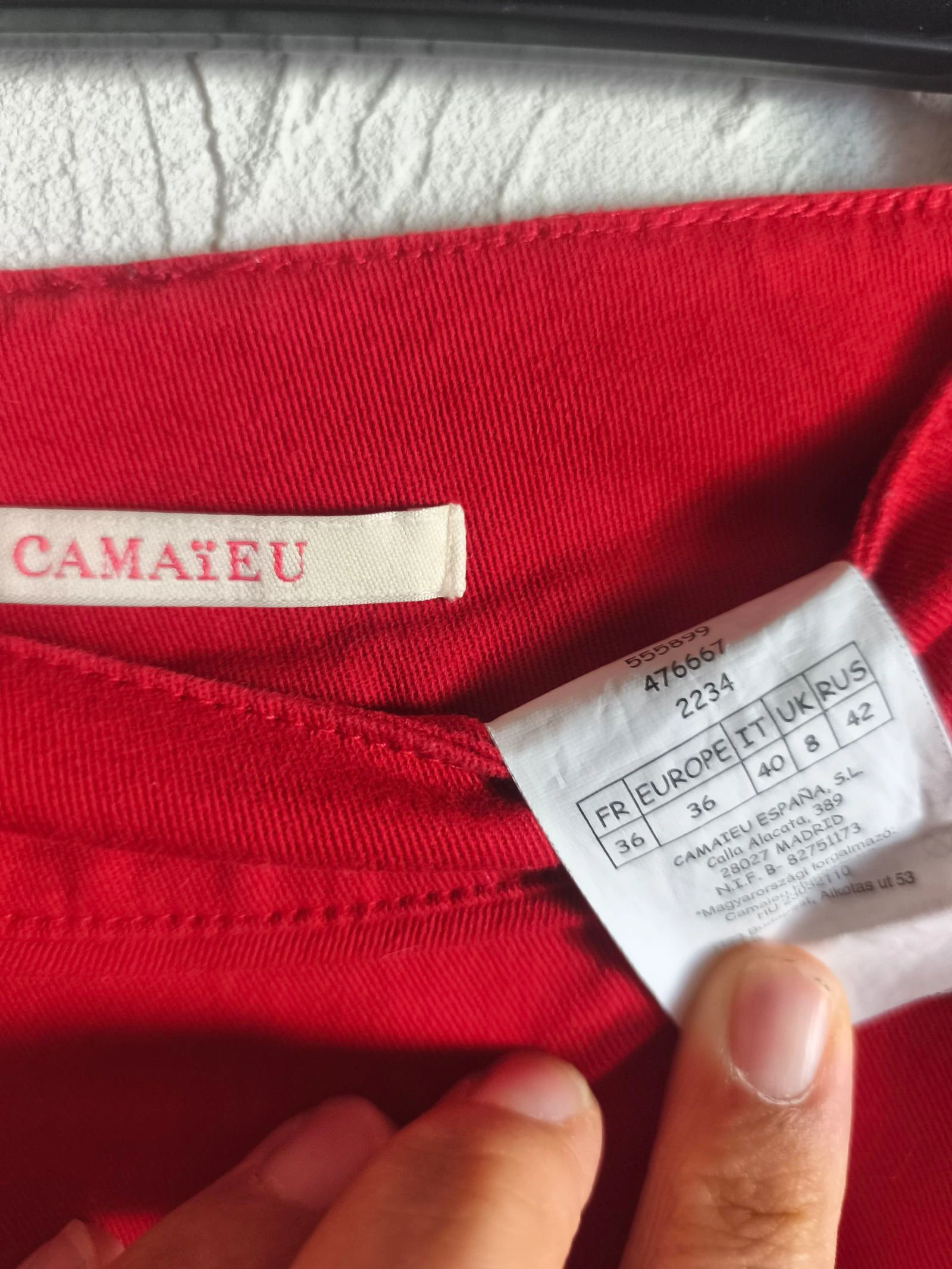 Red skirt – photo 4